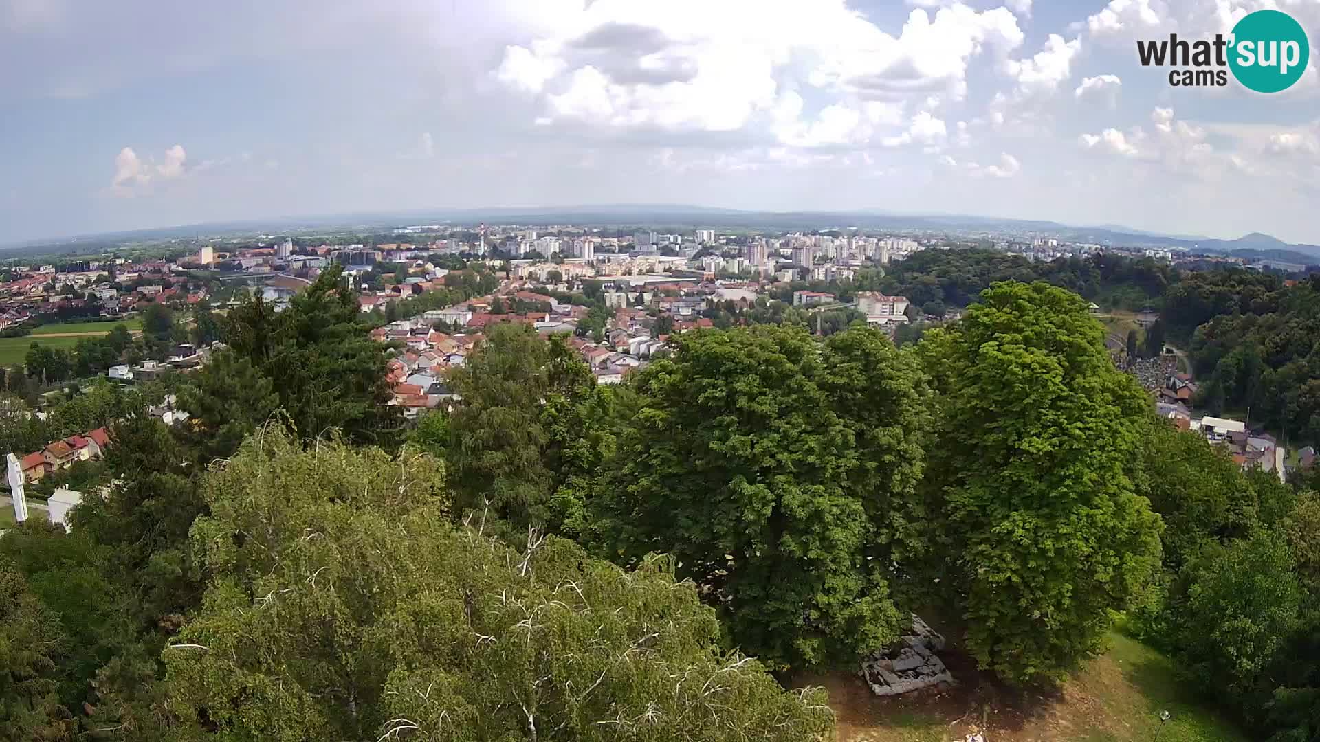 Webcam Karlovac Château Dubovac – Vue en direct de ce monument historique