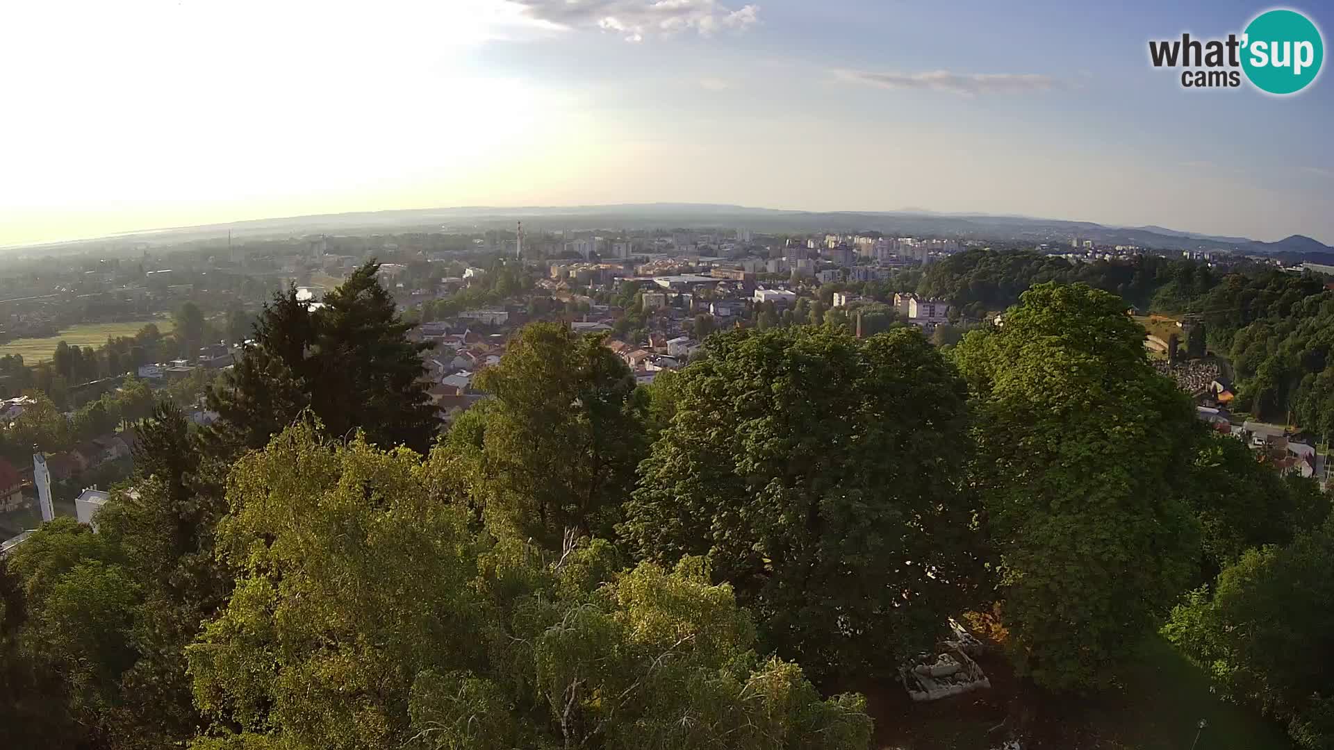 Webcam Karlovac Château Dubovac – Vue en direct de ce monument historique