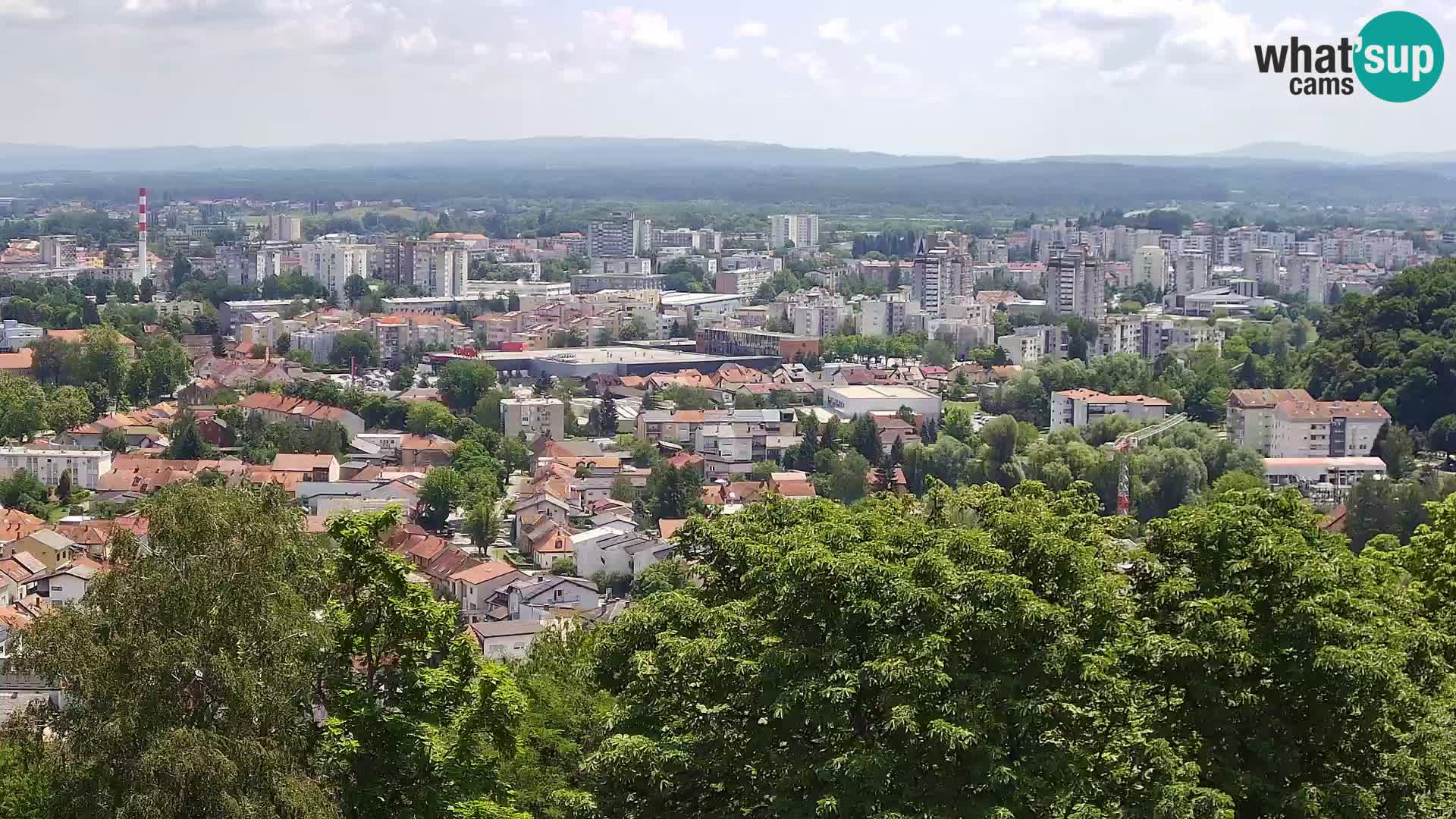 Webcam Karlovac Château Dubovac – Vue en direct de ce monument historique