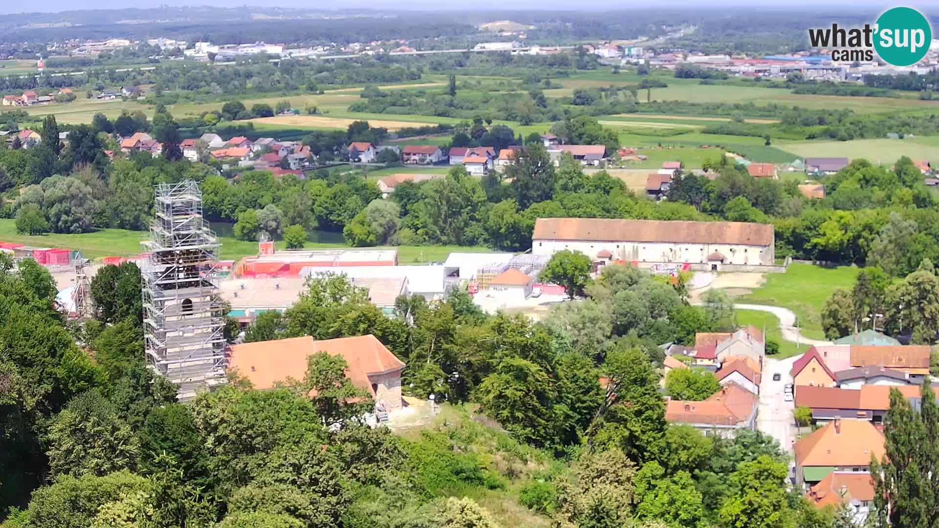 Webcam Karlovac Château Dubovac – Vue en direct de ce monument historique