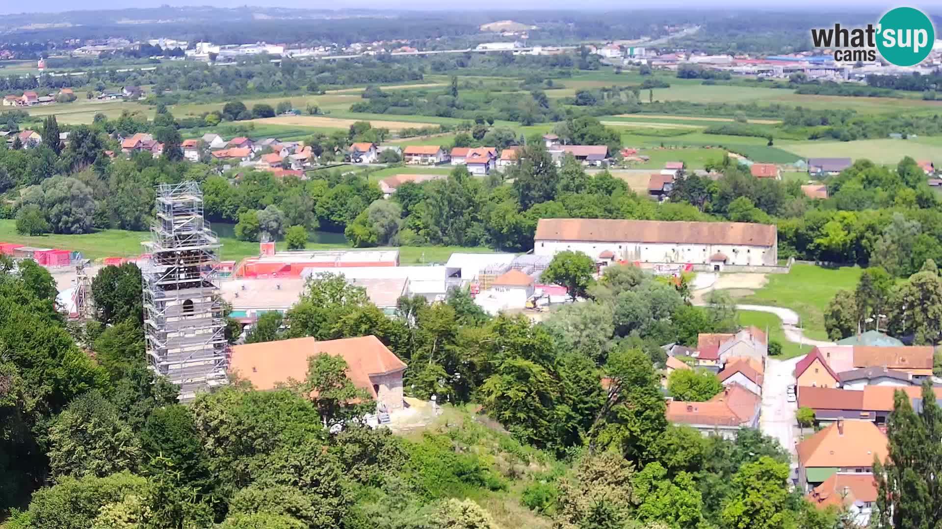 Spletna kamera Karlovac Dubovac grad – Pogled v živo na zgodovinsko znamenitost Karlovca