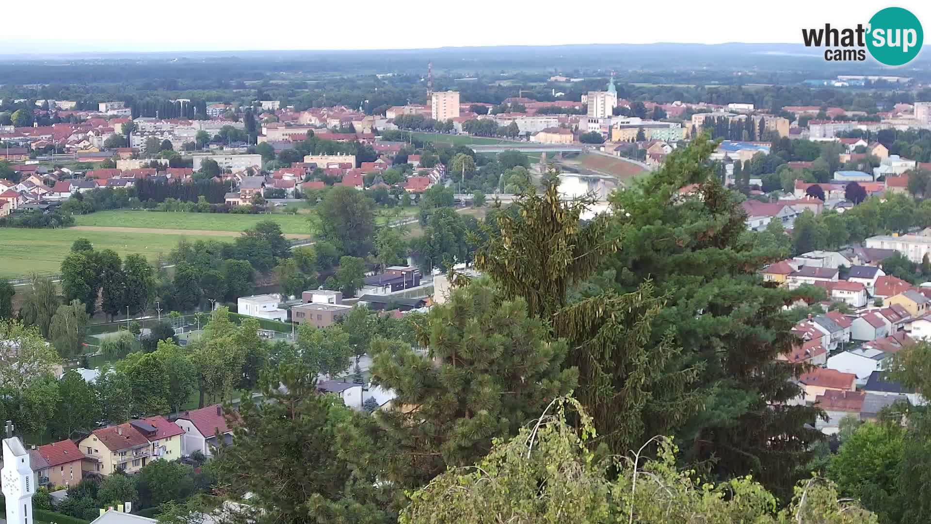 Spletna kamera Karlovac Dubovac grad – Pogled v živo na zgodovinsko znamenitost Karlovca