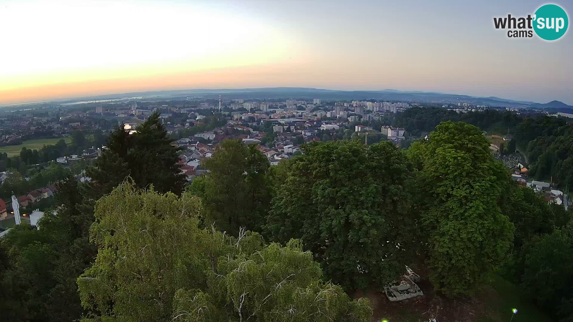 Webcam Karlovac Château Dubovac – Vue en direct de ce monument historique
