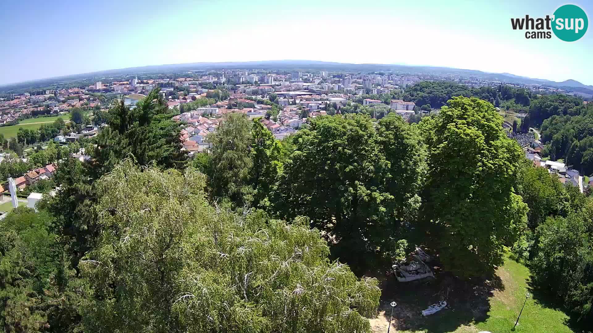 Web kamera Karlovac – Dvorac Dubovac uživo