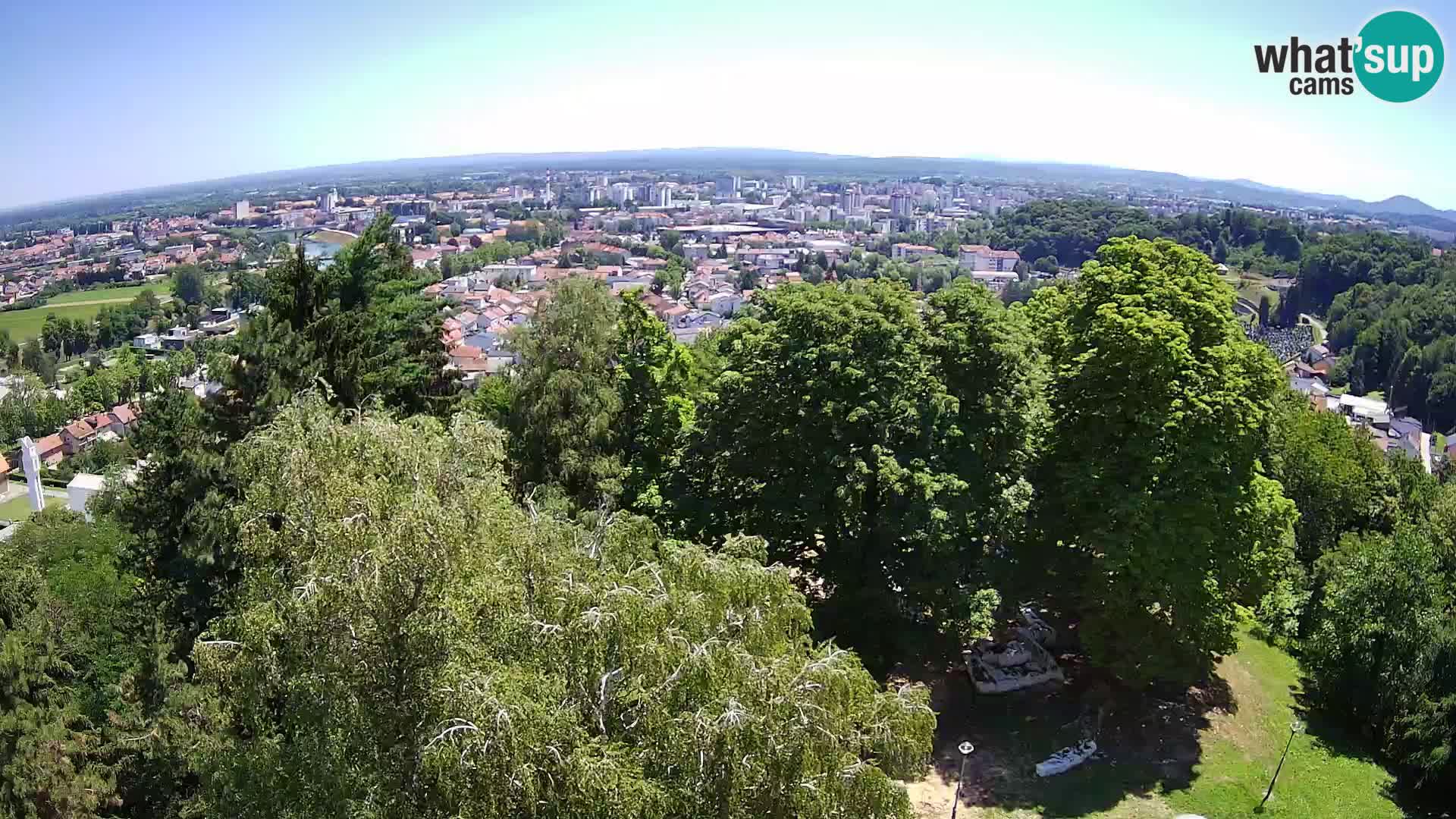 Webcam Karlovac Château Dubovac – Vue en direct de ce monument historique