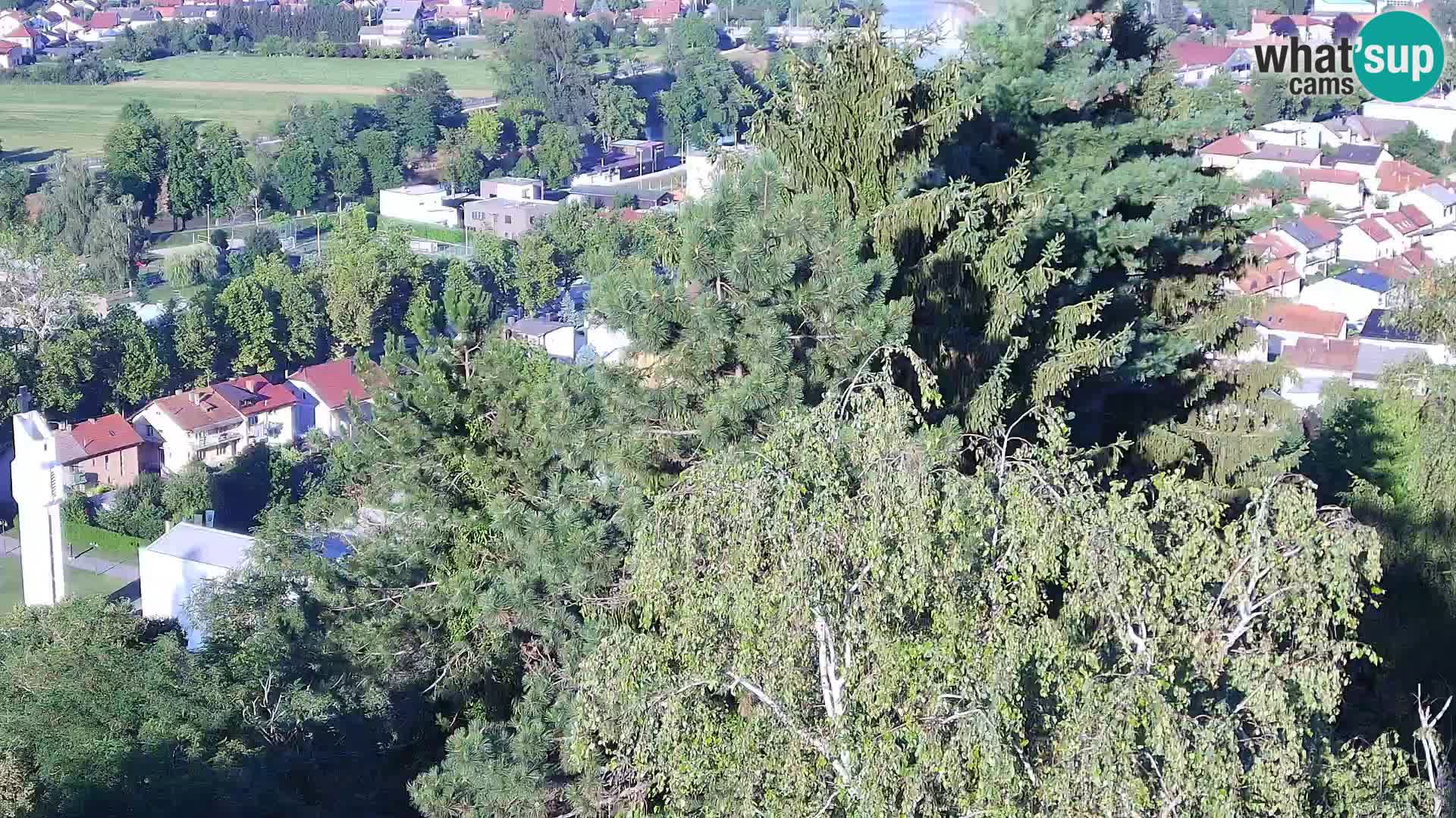 Spletna kamera Karlovac Dubovac grad – Pogled v živo na zgodovinsko znamenitost Karlovca