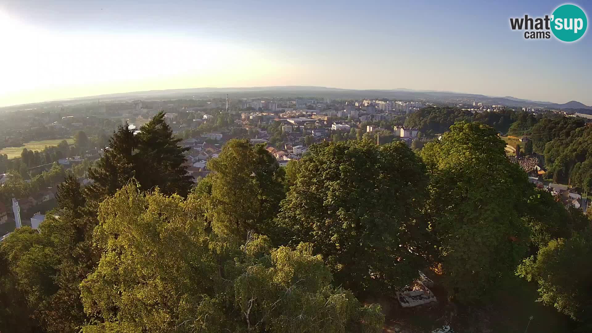 Webcam Karlovac Dubovac Castle – Live View of Karlovac’s Historic Landmark