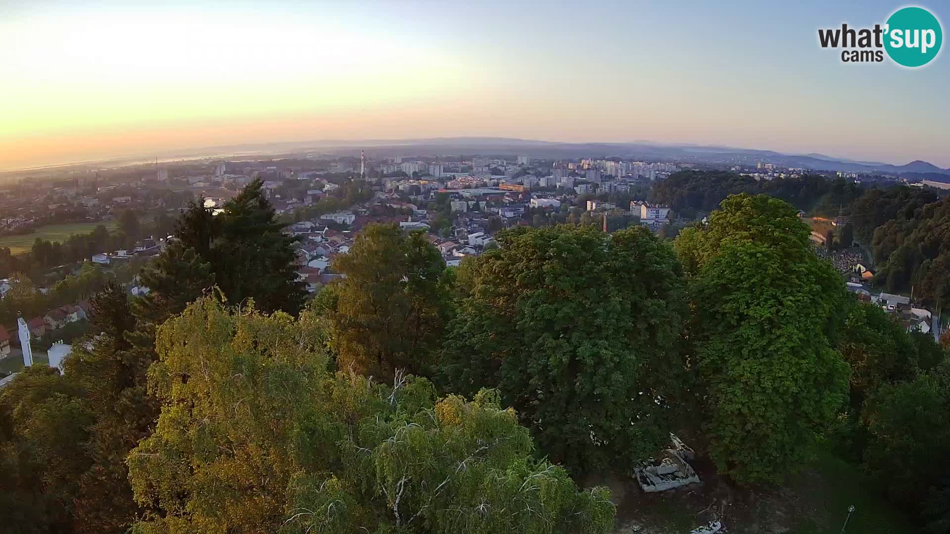 Webcam Karlovac Château Dubovac – Vue en direct de ce monument historique