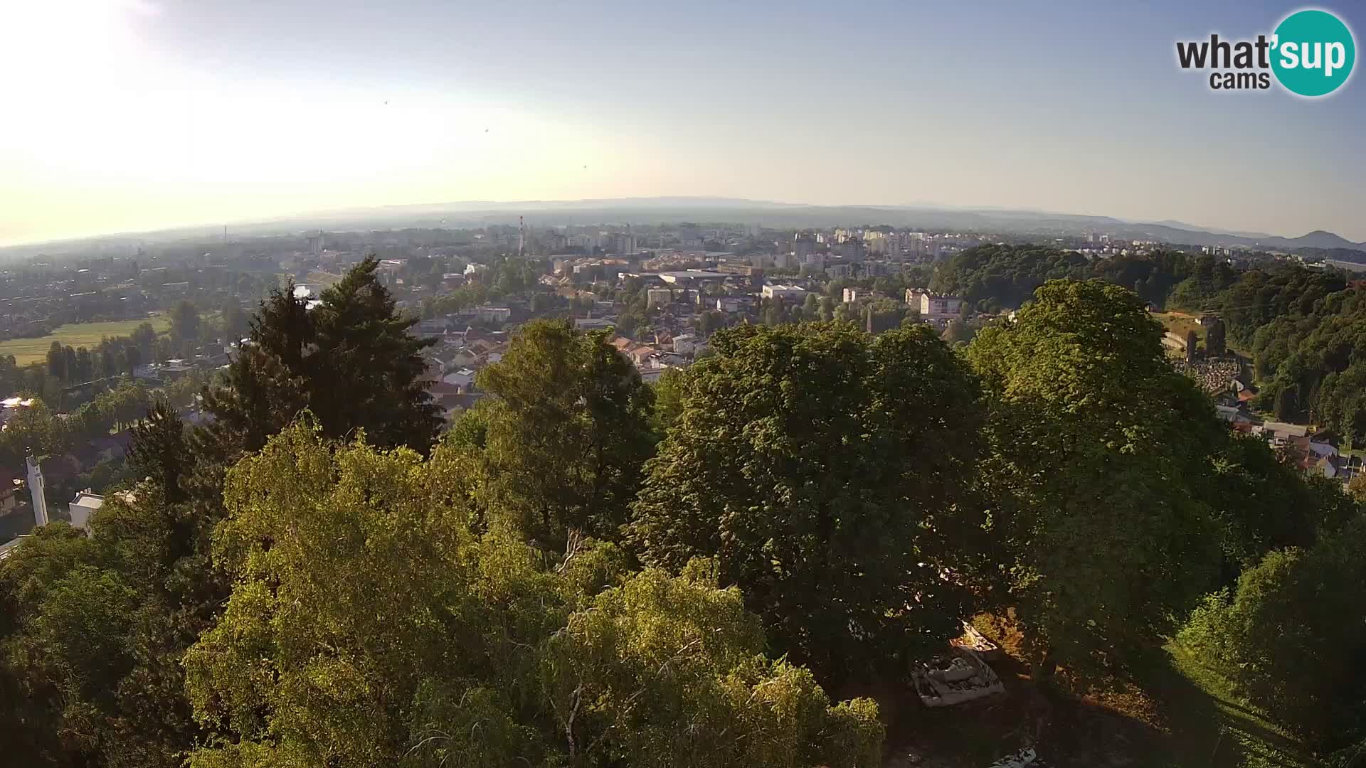 Webcam Karlovac Château Dubovac – Vue en direct de ce monument historique