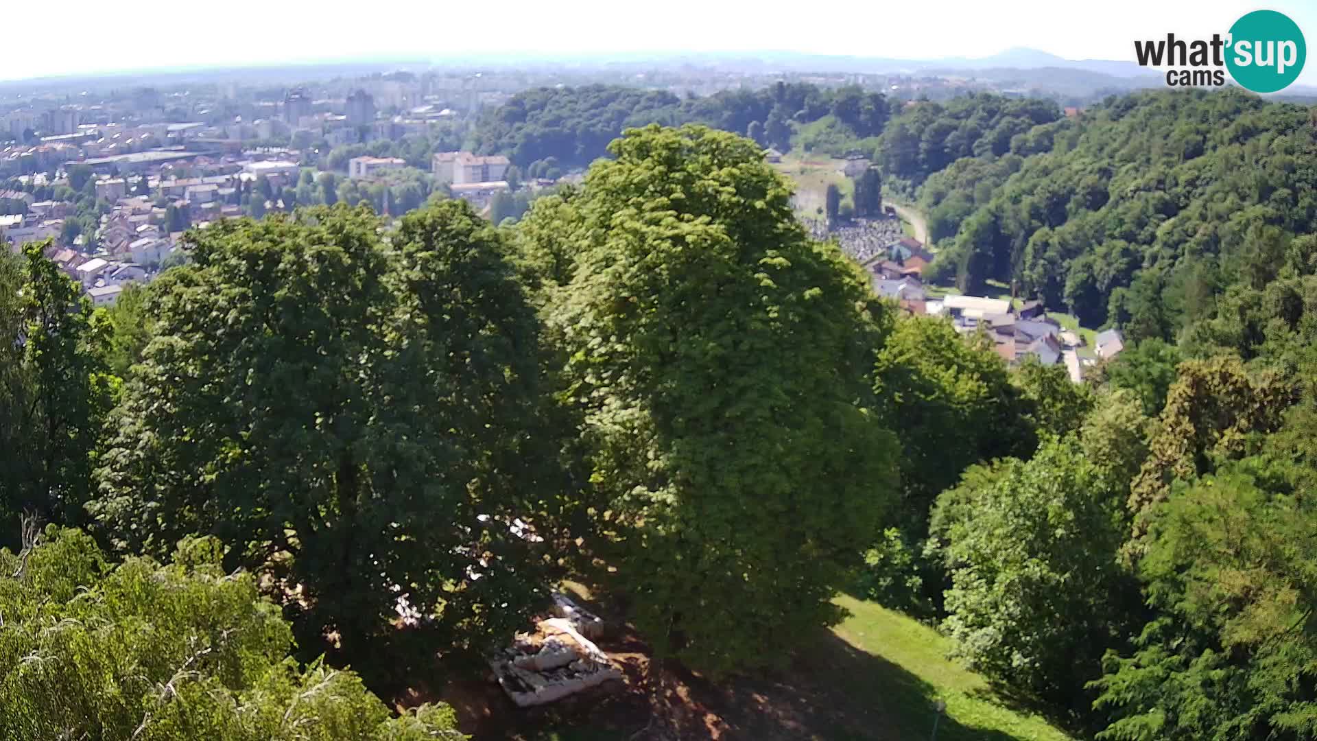 Webcam Karlovac Château Dubovac – Vue en direct de ce monument historique