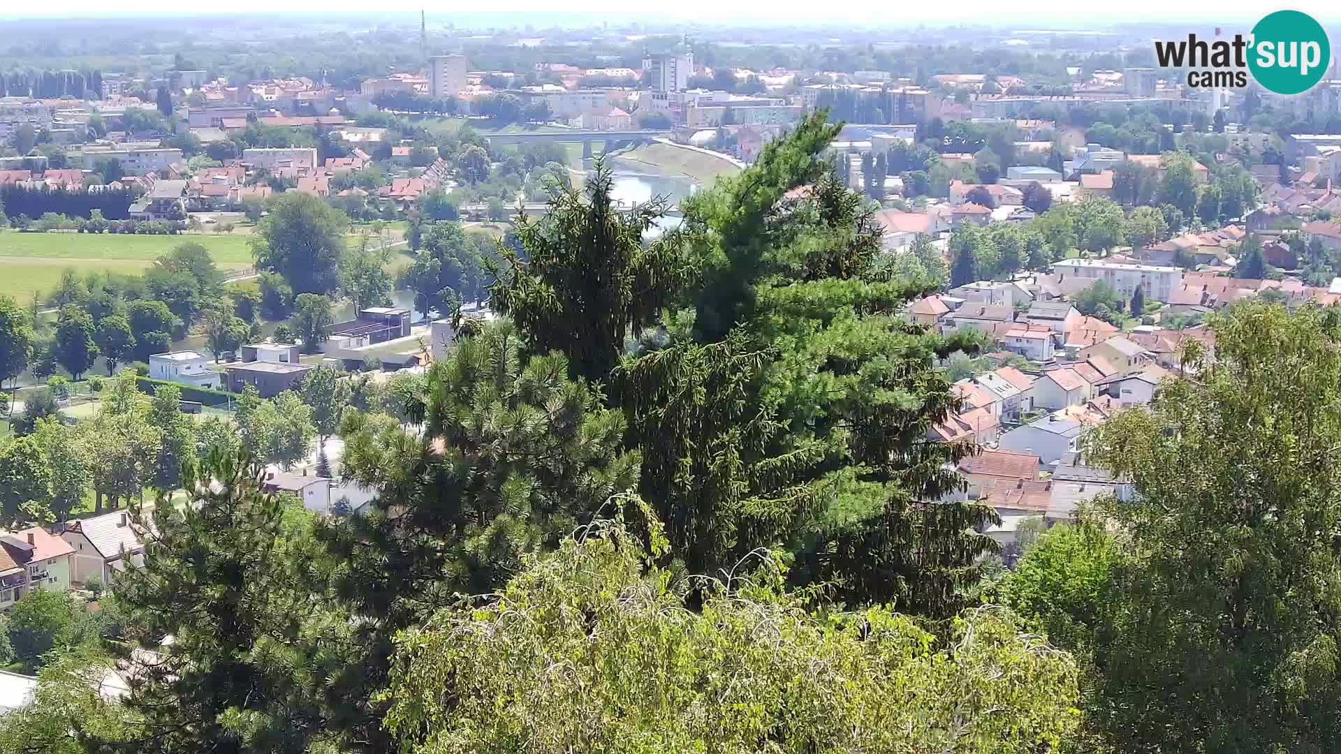 Spletna kamera Karlovac Dubovac grad – Pogled v živo na zgodovinsko znamenitost Karlovca