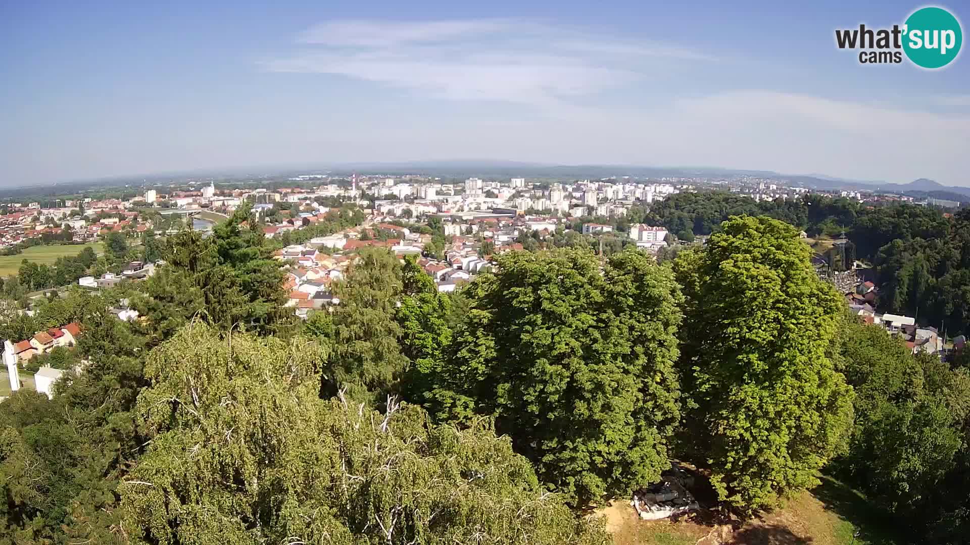 Web kamera Karlovac – Dvorac Dubovac uživo