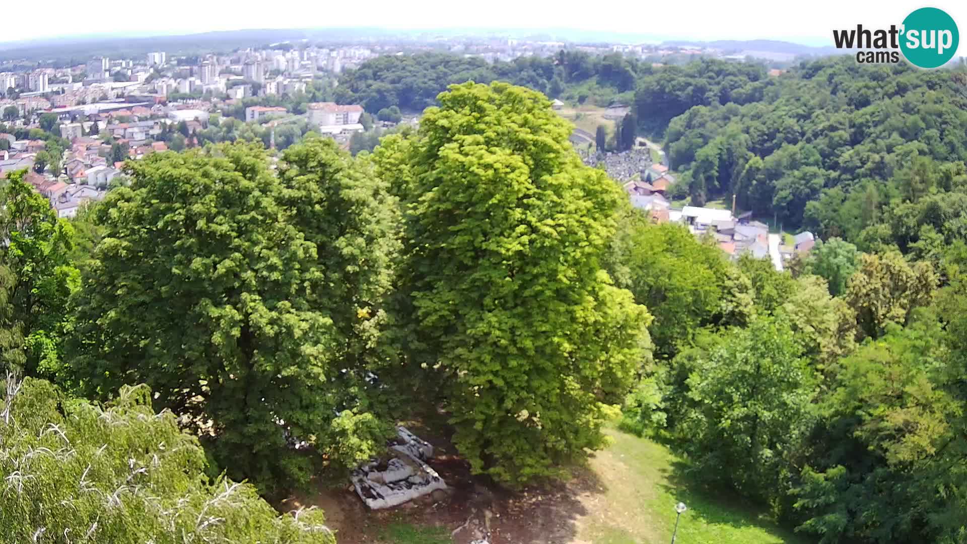 Webcam Karlovac Château Dubovac – Vue en direct de ce monument historique