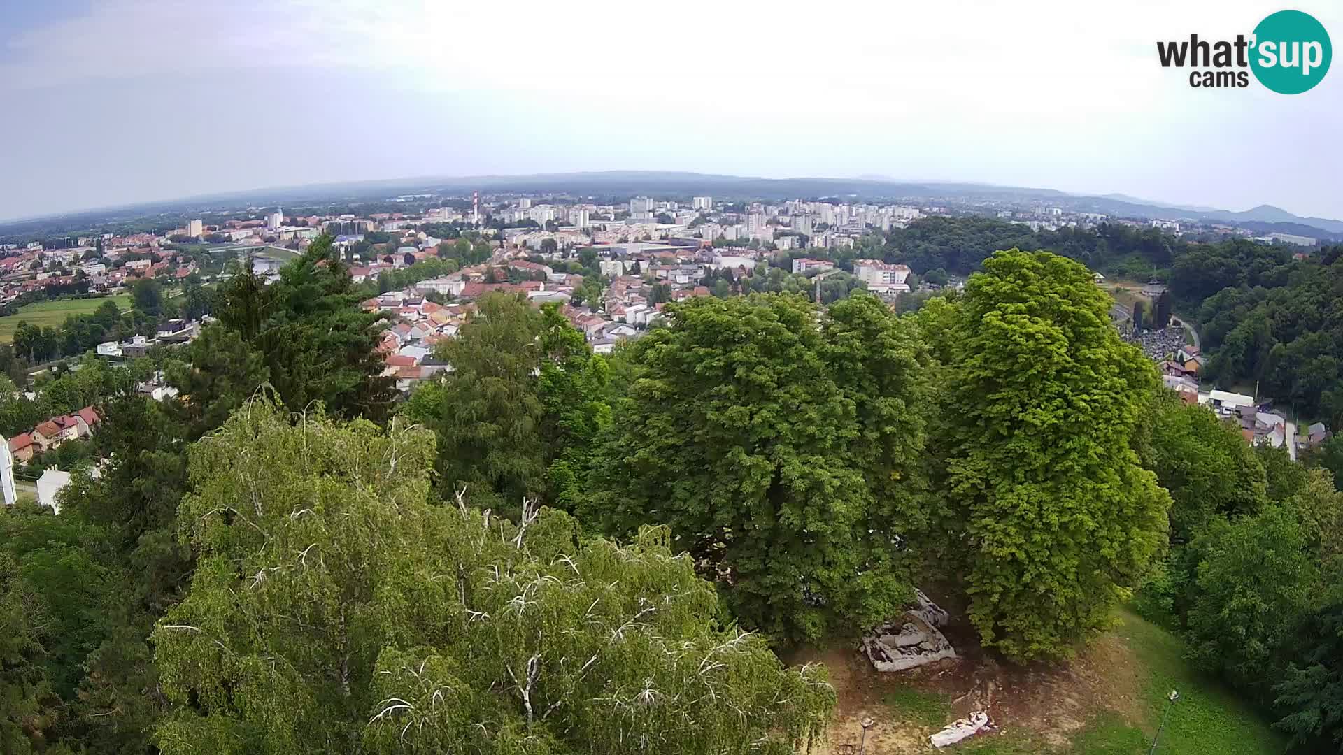 Webcam Karlovac Château Dubovac – Vue en direct de ce monument historique