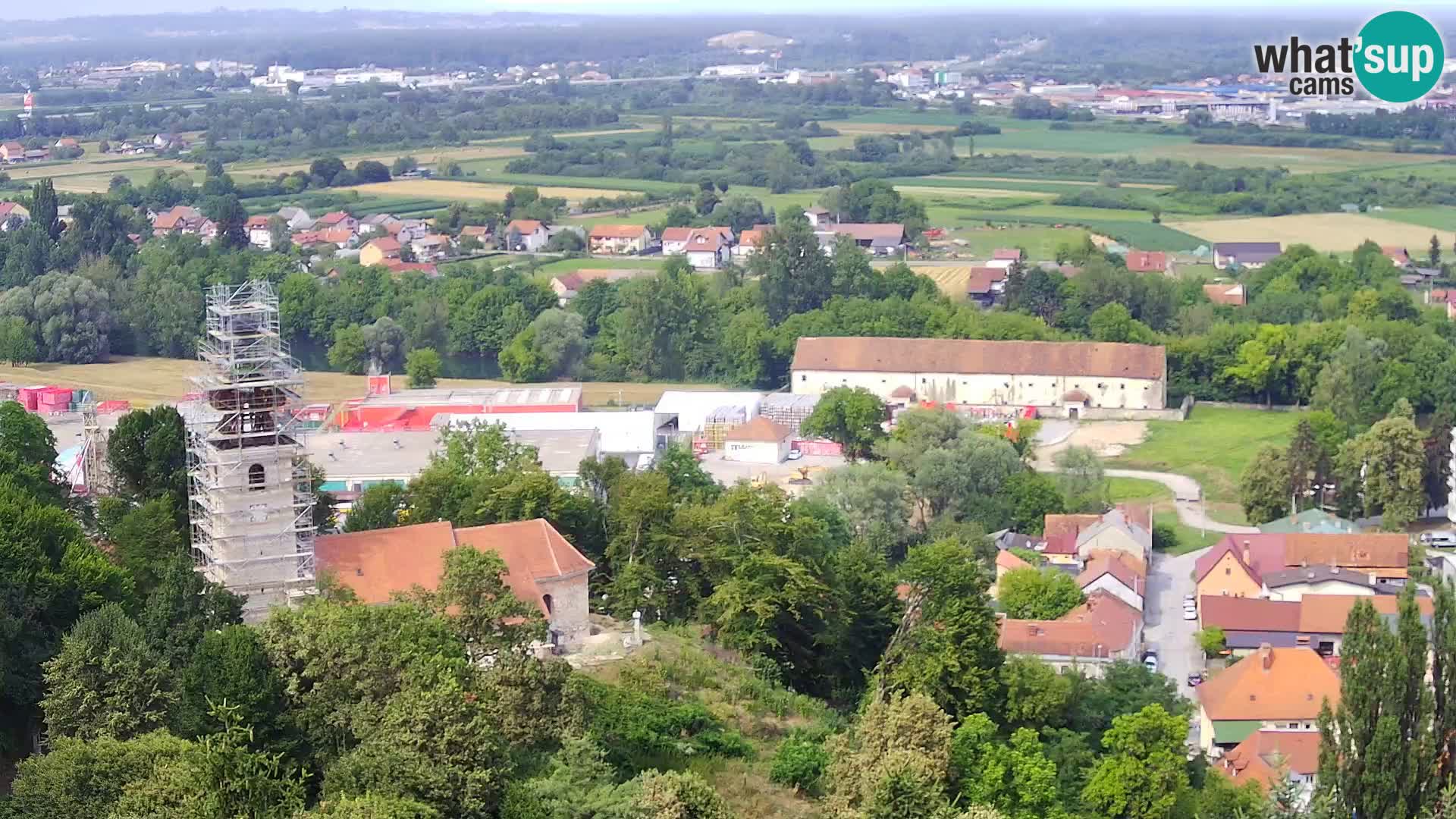 Webcam Karlovac Château Dubovac – Vue en direct de ce monument historique