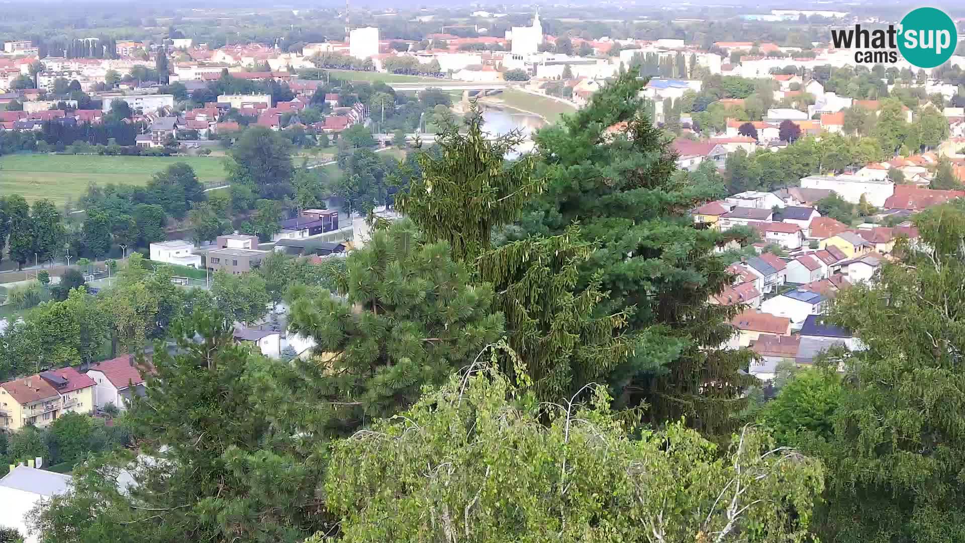 Spletna kamera Karlovac Dubovac grad – Pogled v živo na zgodovinsko znamenitost Karlovca