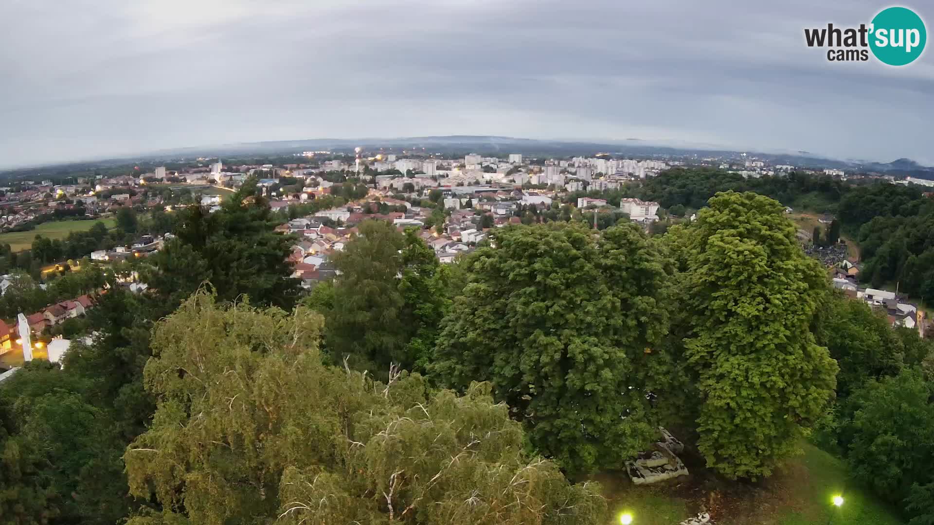 Webcam Karlovac Château Dubovac – Vue en direct de ce monument historique