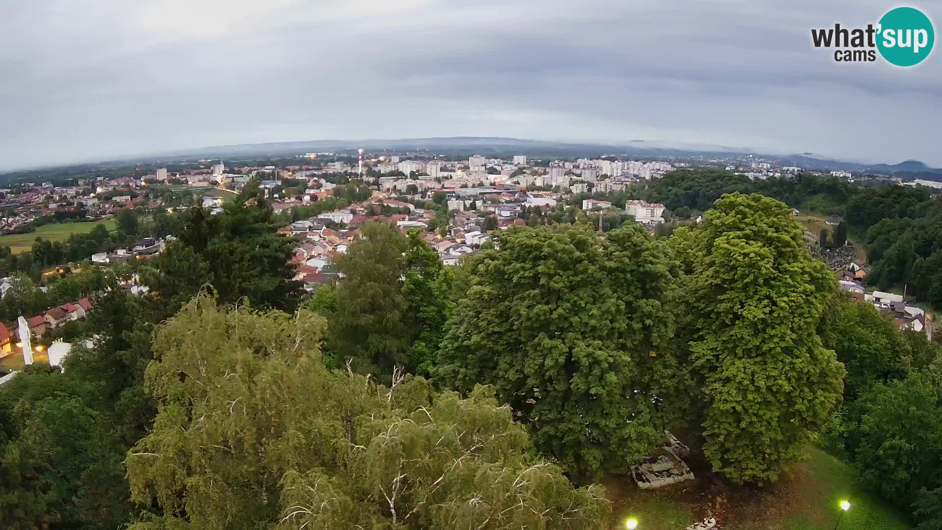 Webcam Karlovac Château Dubovac – Vue en direct de ce monument historique