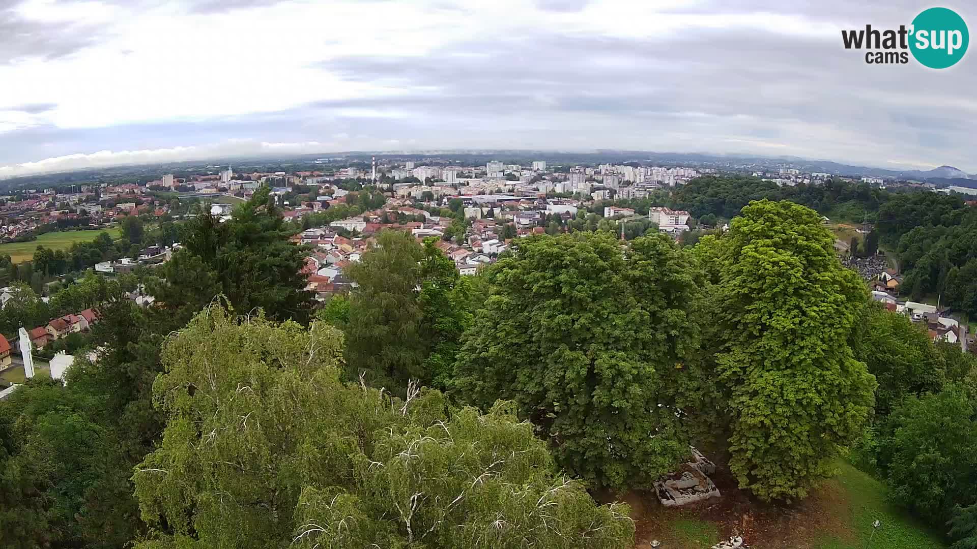 Webcam Karlovac Château Dubovac – Vue en direct de ce monument historique