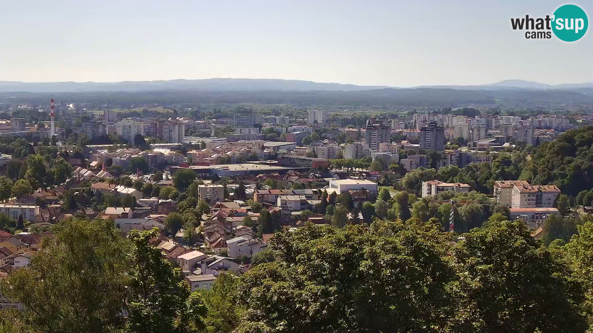 Web kamera Karlovac – Dvorac Dubovac uživo