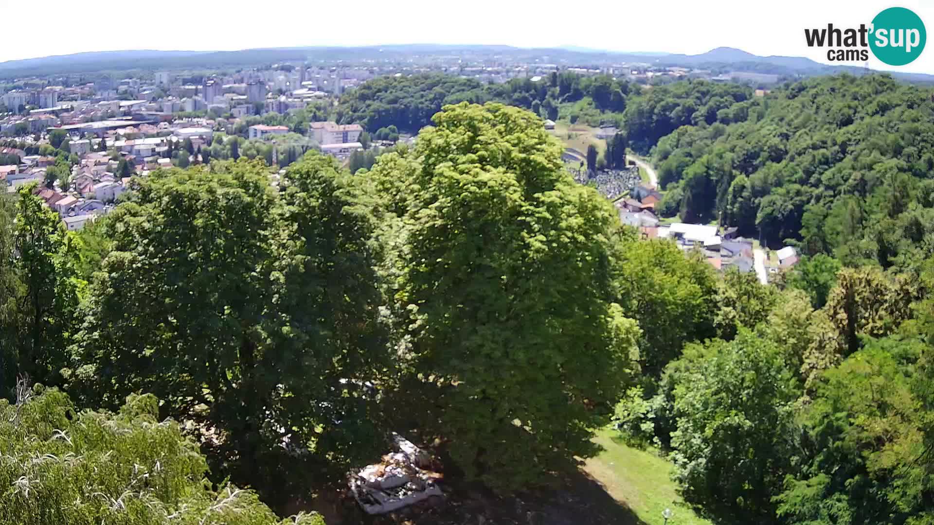 Web kamera Karlovac – Dvorac Dubovac uživo