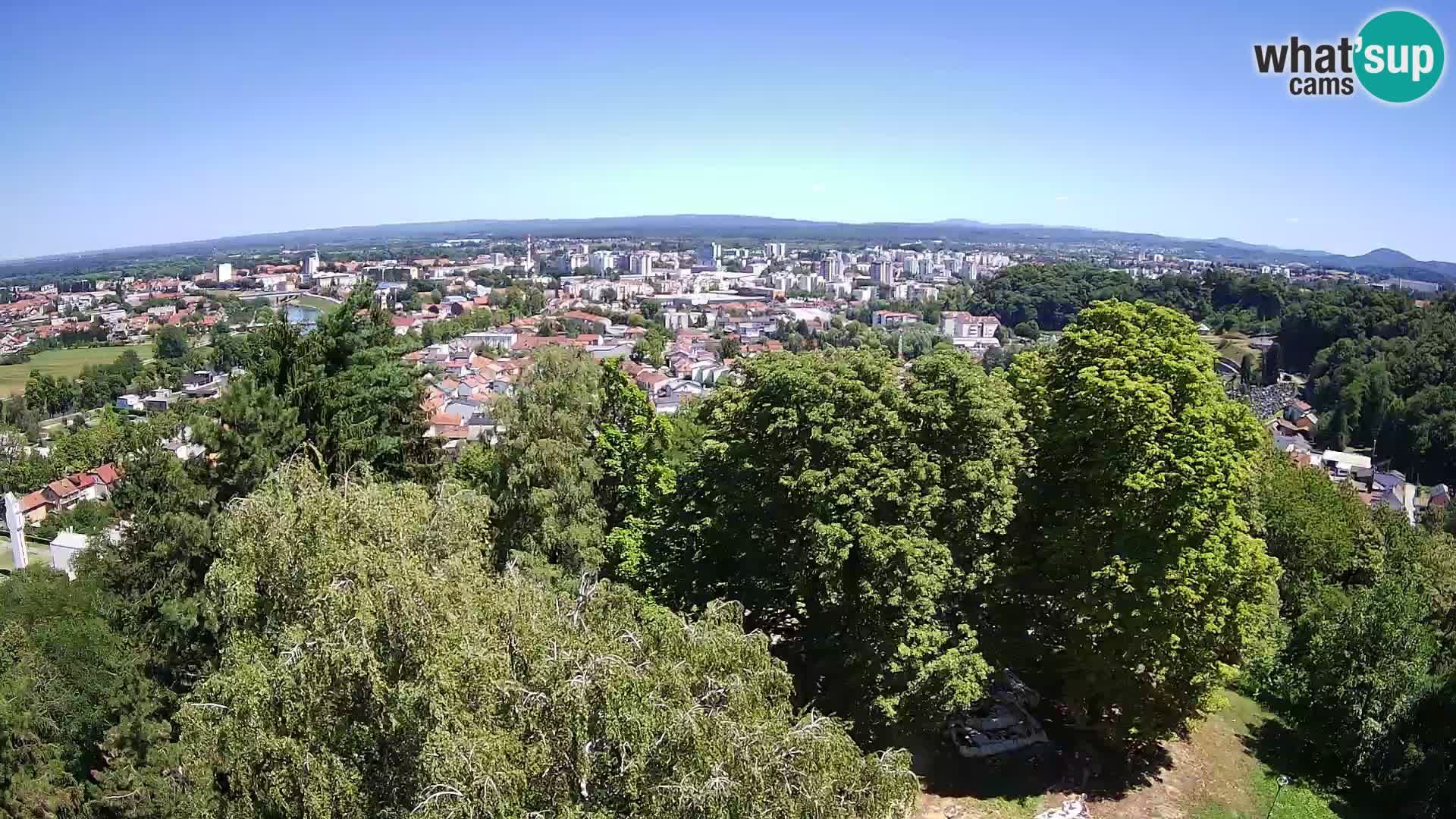 Webcam Karlovac Dubovac Castle – Live View of Karlovac’s Historic Landmark