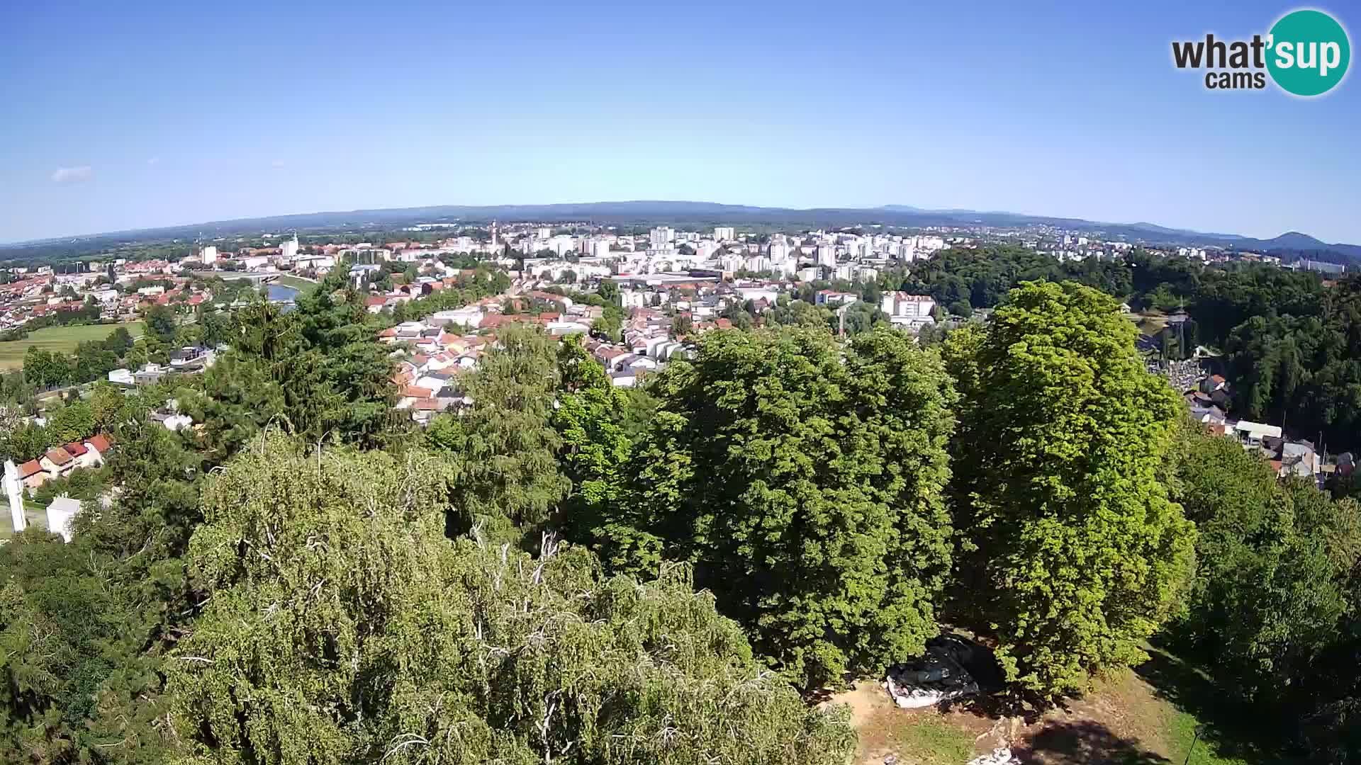 Web kamera Karlovac – Dvorac Dubovac uživo