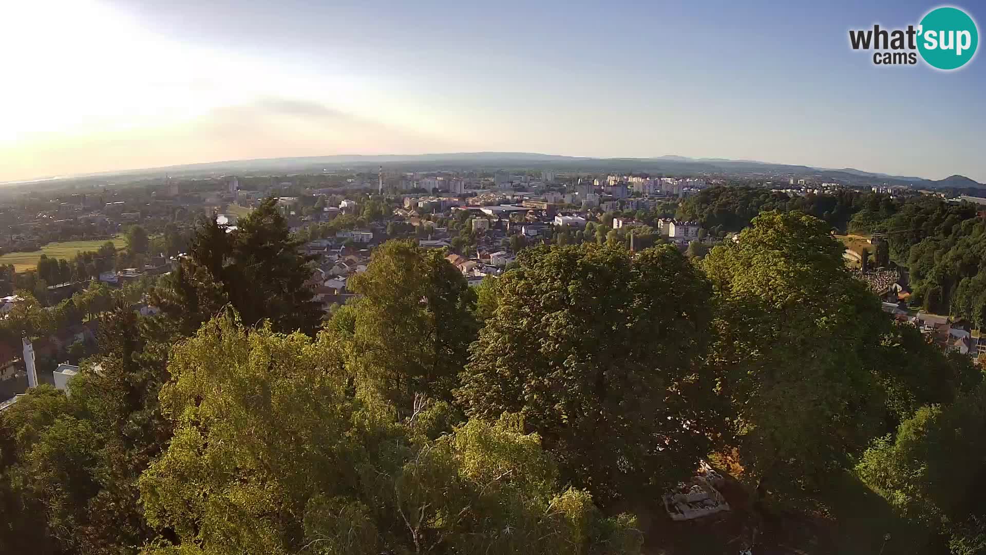 Webcam Karlovac Château Dubovac – Vue en direct de ce monument historique
