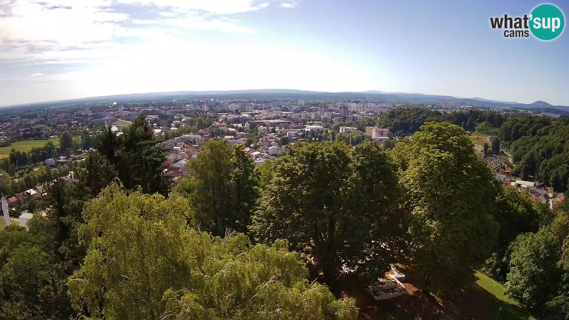 Web kamera Karlovac – Dvorac Dubovac uživo