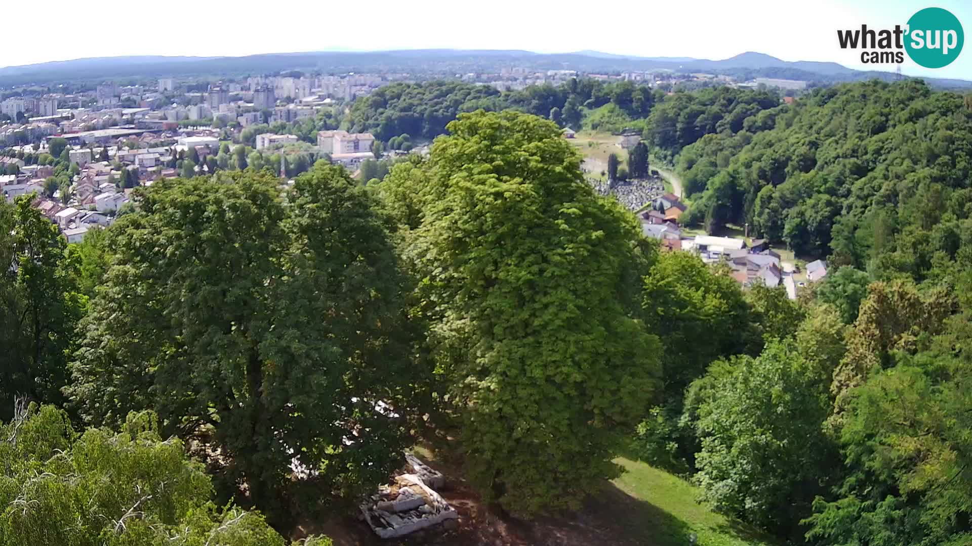 Webcam Karlovac Dubovac Castle – Live View of Karlovac’s Historic Landmark