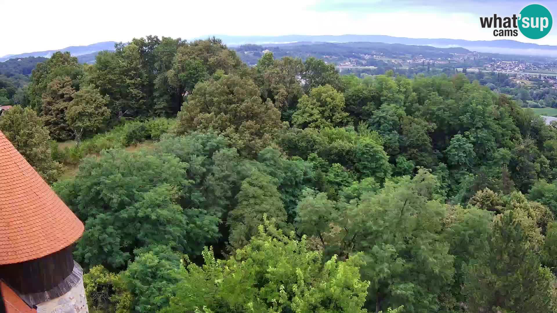 Spletna kamera Karlovac Dubovac grad – Pogled v živo na zgodovinsko znamenitost Karlovca