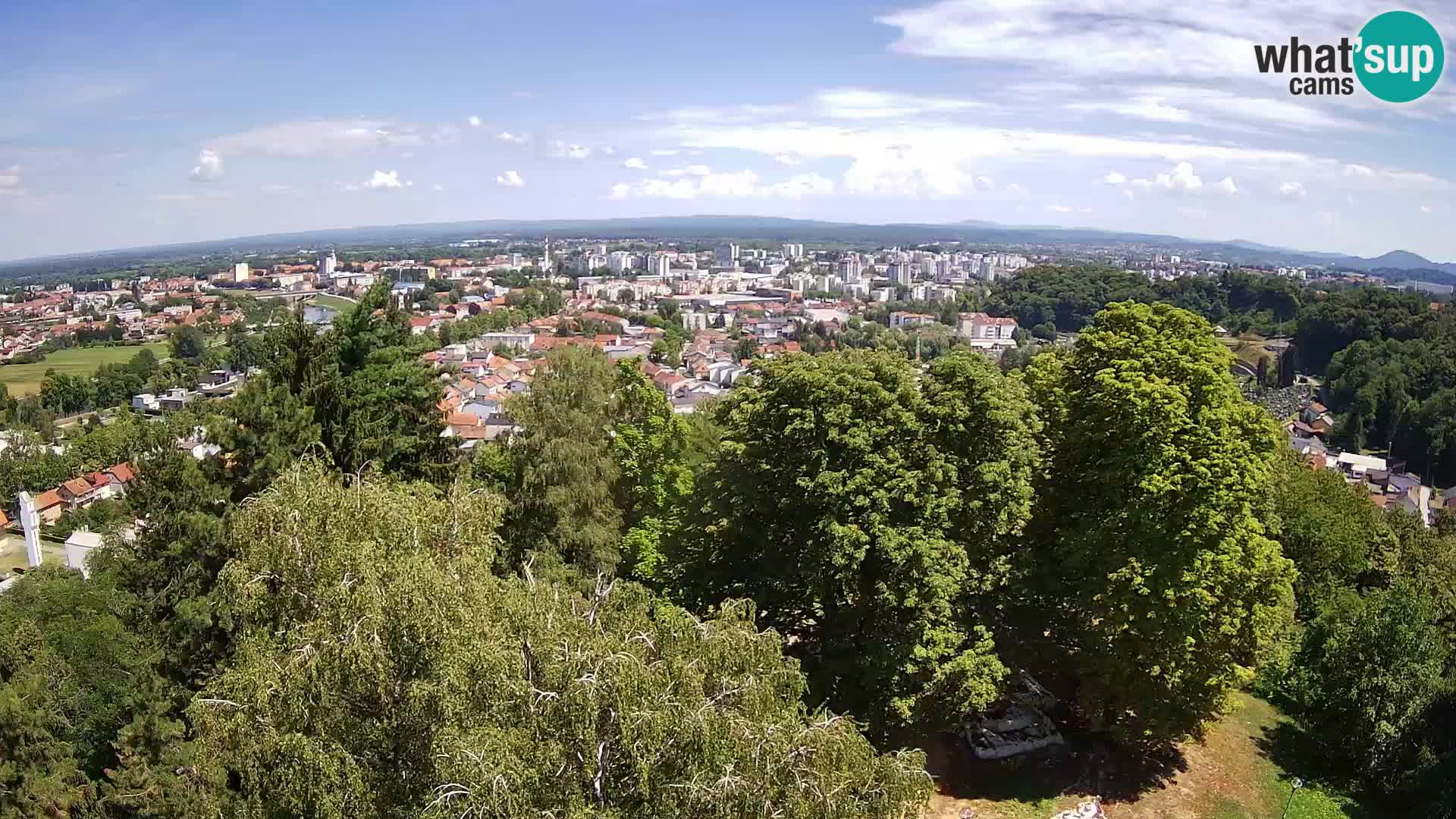 Web kamera Karlovac – Dvorac Dubovac uživo