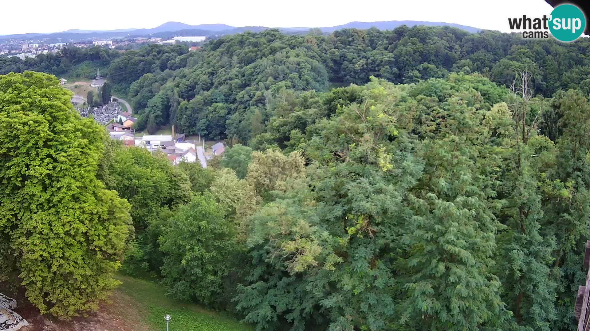 Webcam Karlovac Château Dubovac – Vue en direct de ce monument historique