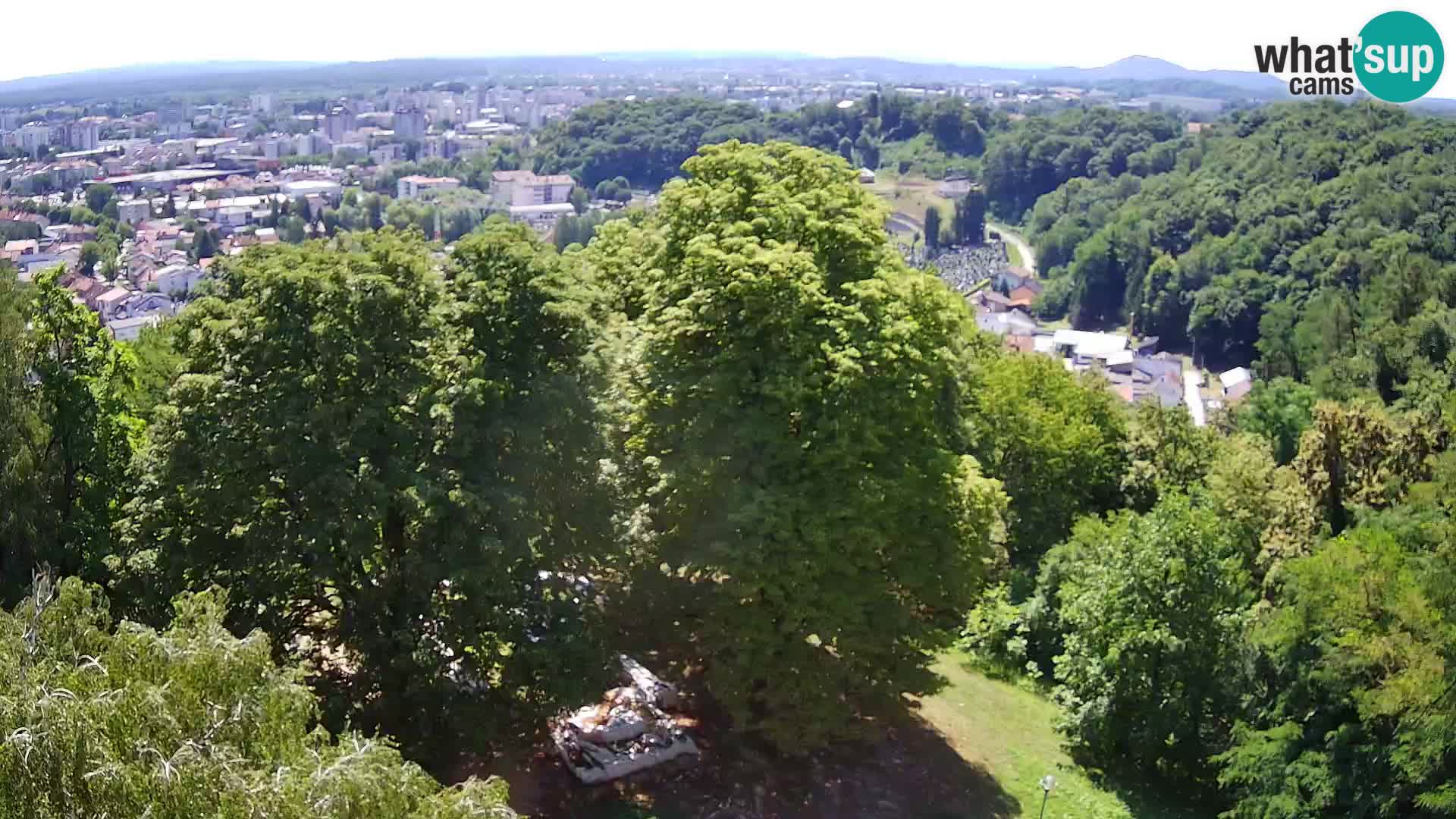 Web kamera Karlovac – Dvorac Dubovac uživo