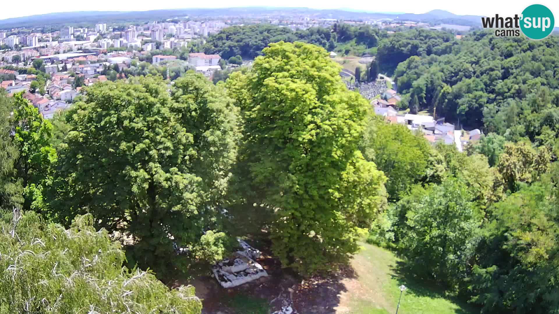 Webcam Karlovac Château Dubovac – Vue en direct de ce monument historique