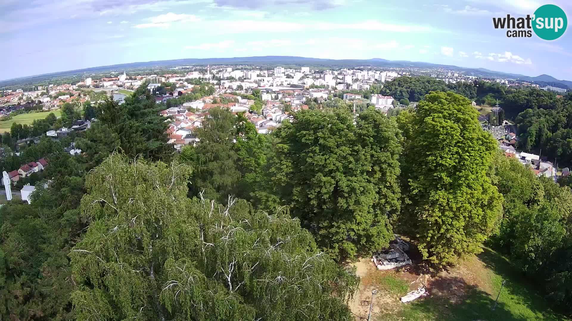 Webcam Karlovac Dubovac Castle – Live View of Karlovac’s Historic Landmark