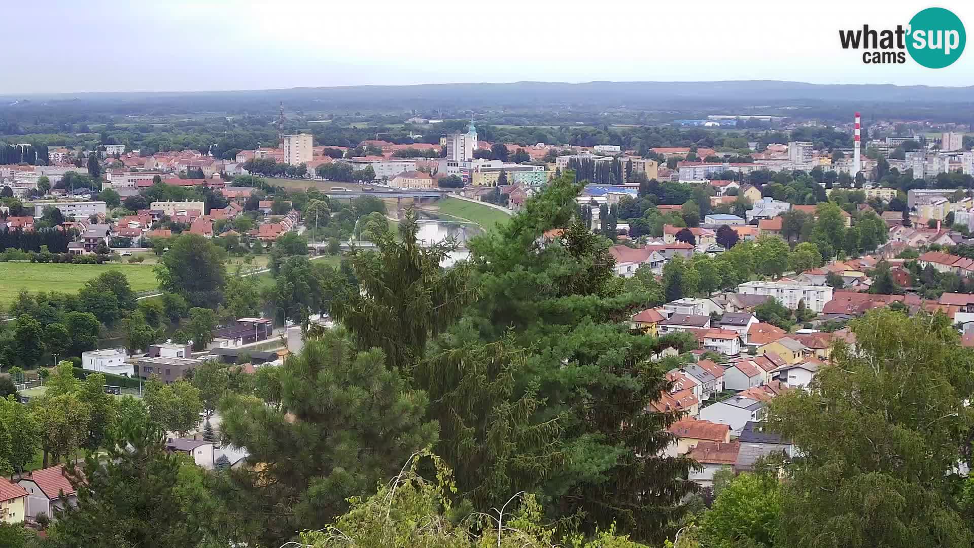 Spletna kamera Karlovac Dubovac grad – Pogled v živo na zgodovinsko znamenitost Karlovca