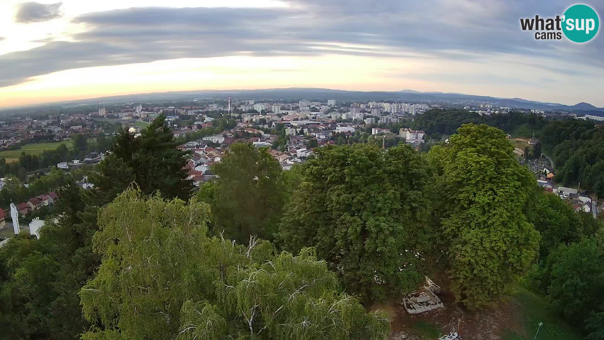 Webcam Karlovac Dubovac Castle – Live View of Karlovac’s Historic Landmark
