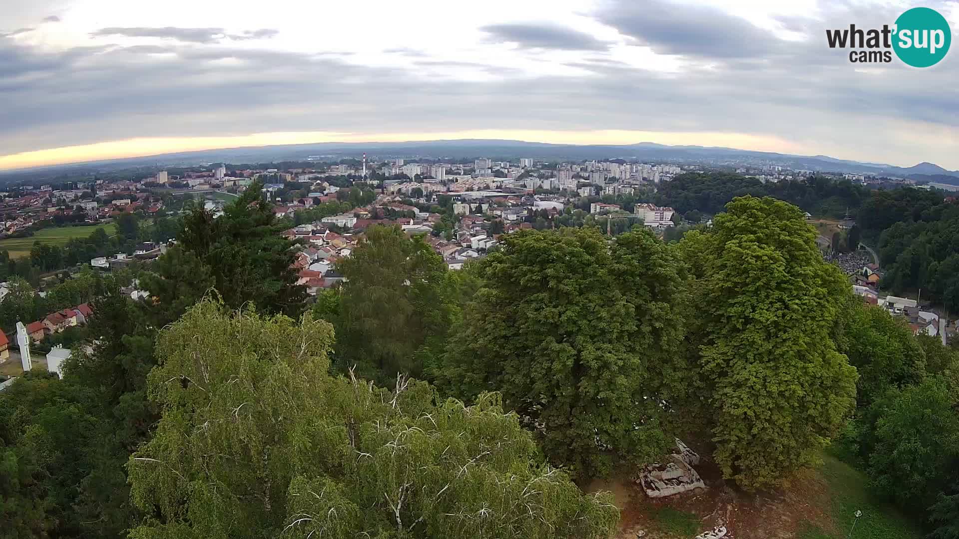 Webcam Karlovac Dubovac Castle – Live View of Karlovac’s Historic Landmark