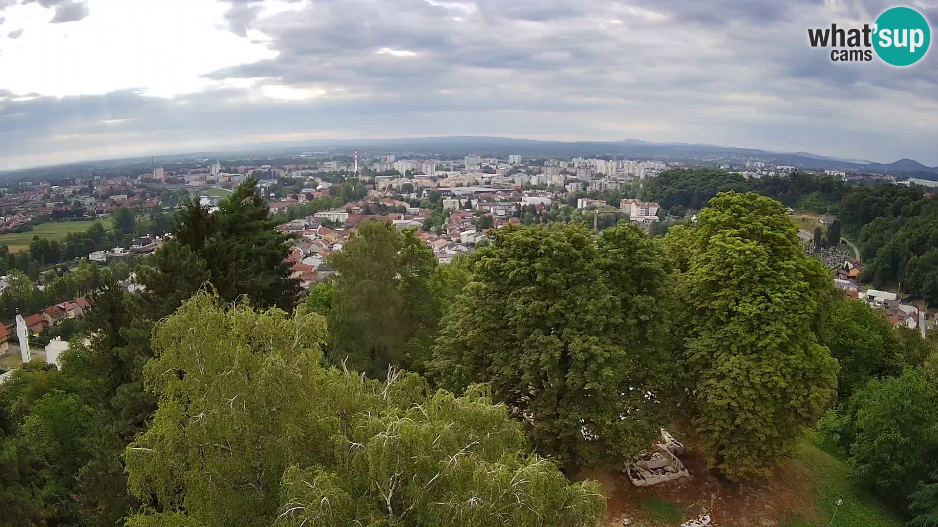 Webcam Karlovac Château Dubovac – Vue en direct de ce monument historique
