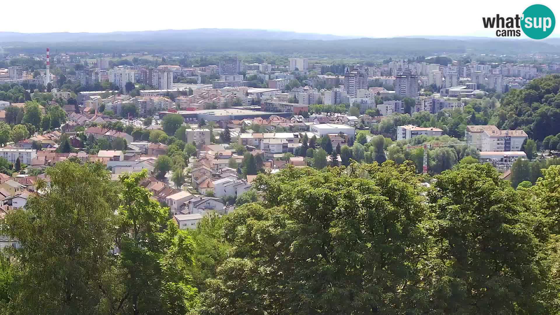 Spletna kamera Karlovac Dubovac grad – Pogled v živo na zgodovinsko znamenitost Karlovca
