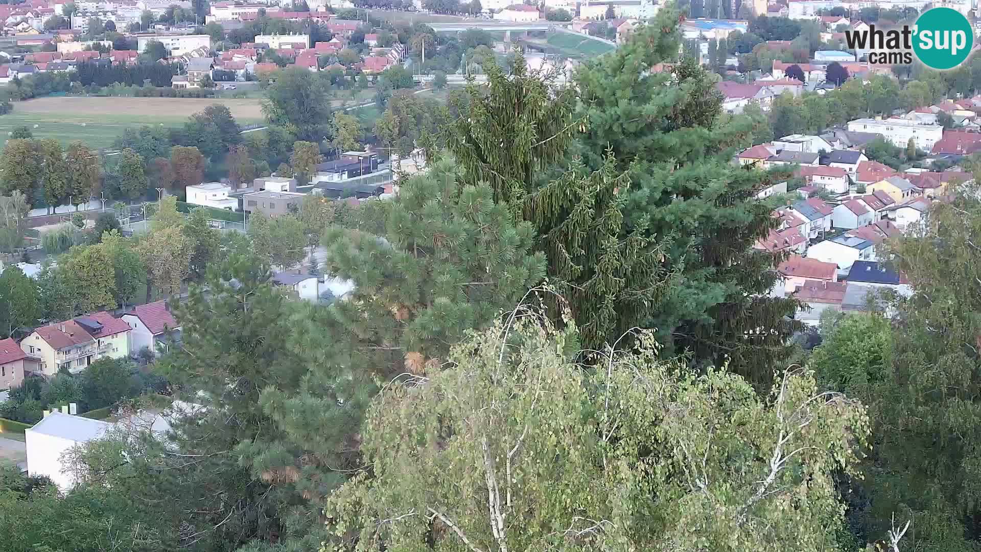 Spletna kamera Karlovac Dubovac grad – Pogled v živo na zgodovinsko znamenitost Karlovca