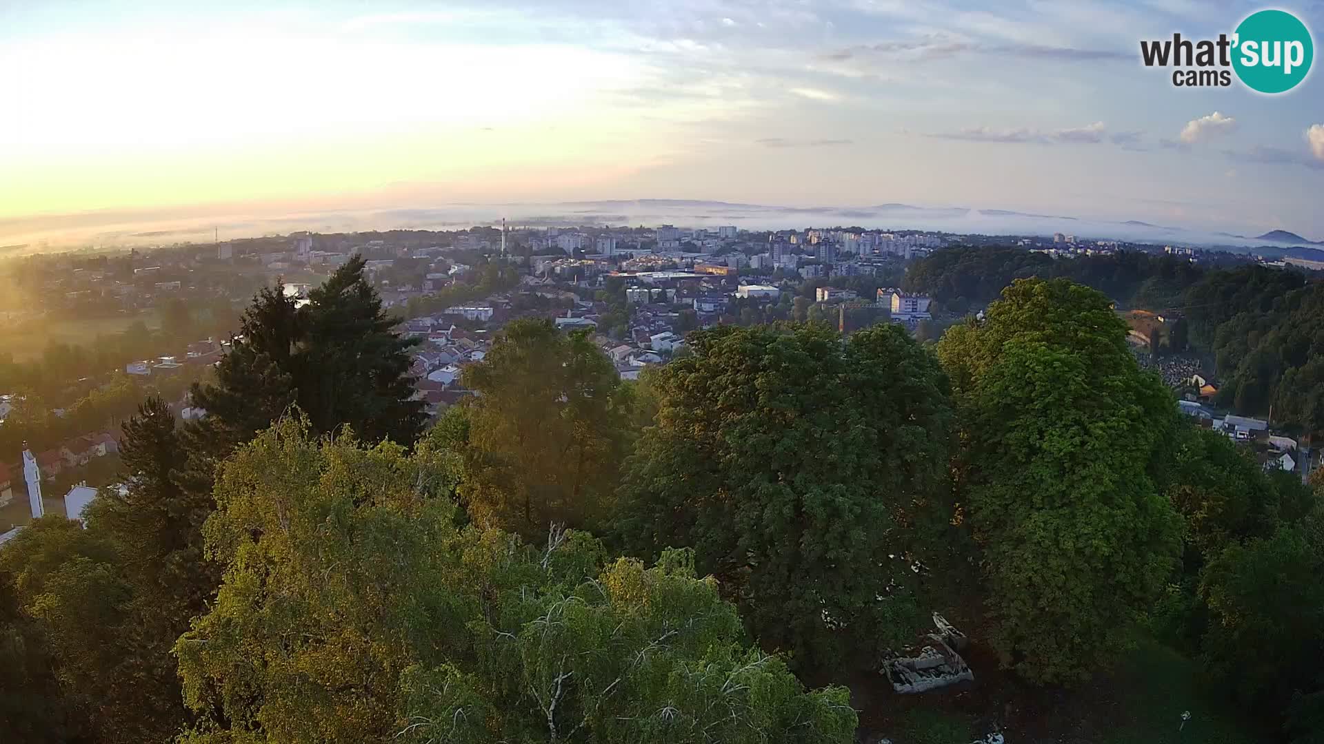 Web kamera Karlovac – Dvorac Dubovac uživo