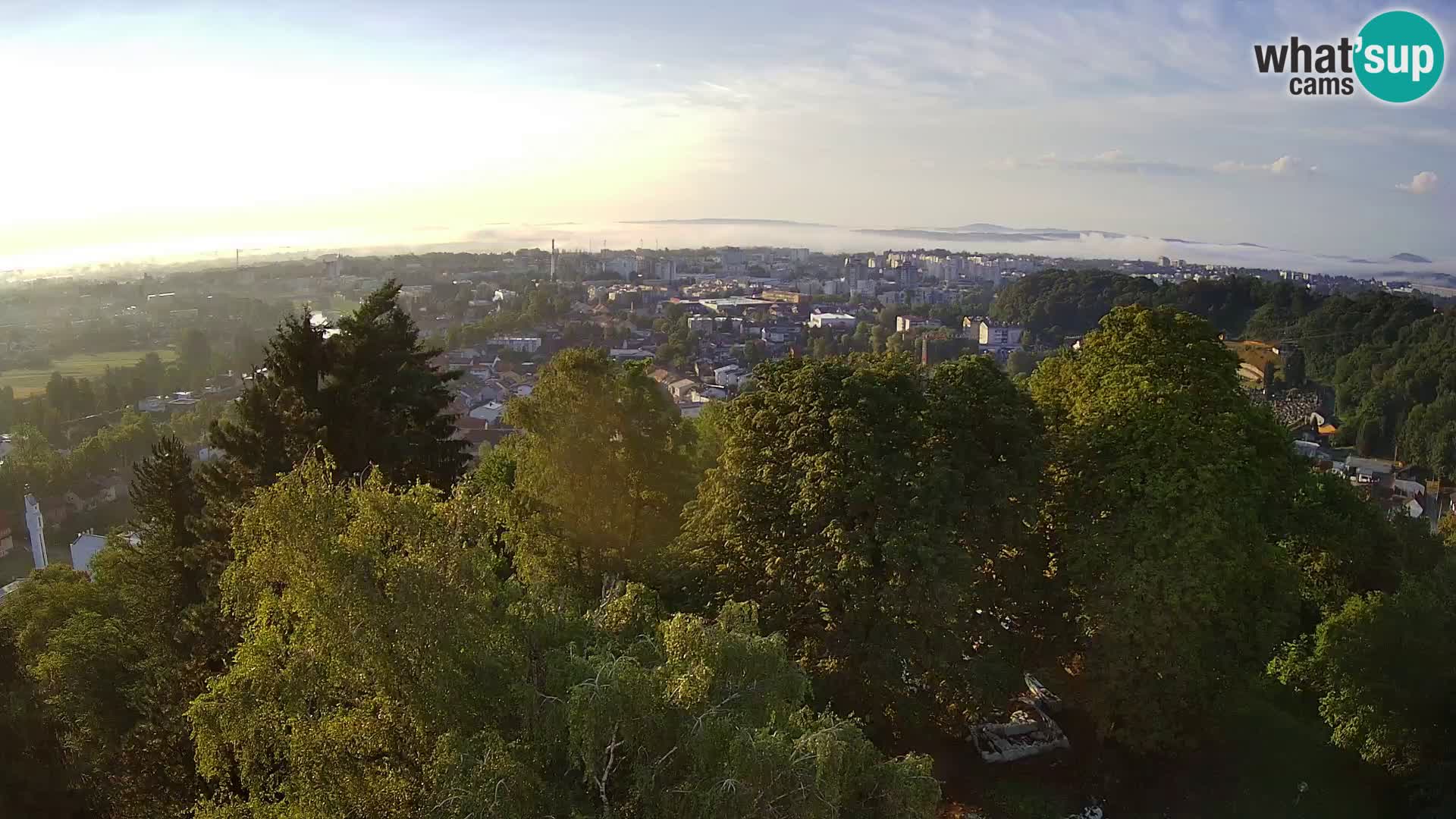 Webcam Karlovac Château Dubovac – Vue en direct de ce monument historique