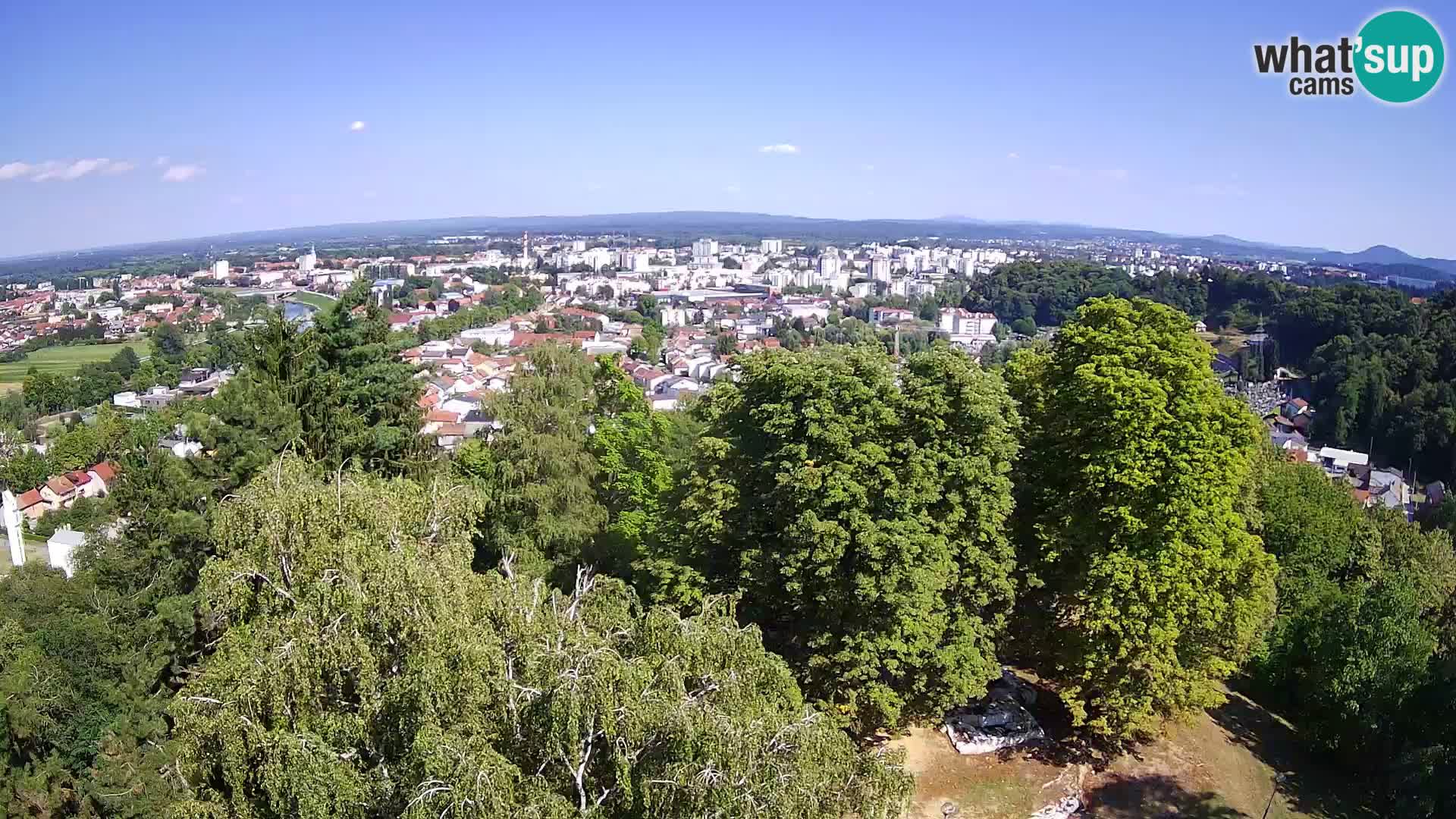Web kamera Karlovac – Dvorac Dubovac uživo
