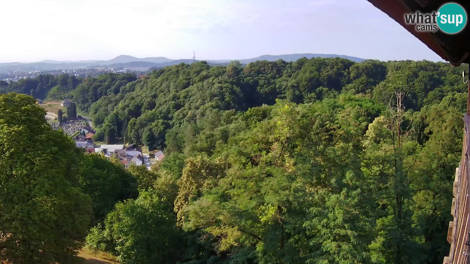 Webcam Karlovac Château Dubovac – Vue en direct de ce monument historique