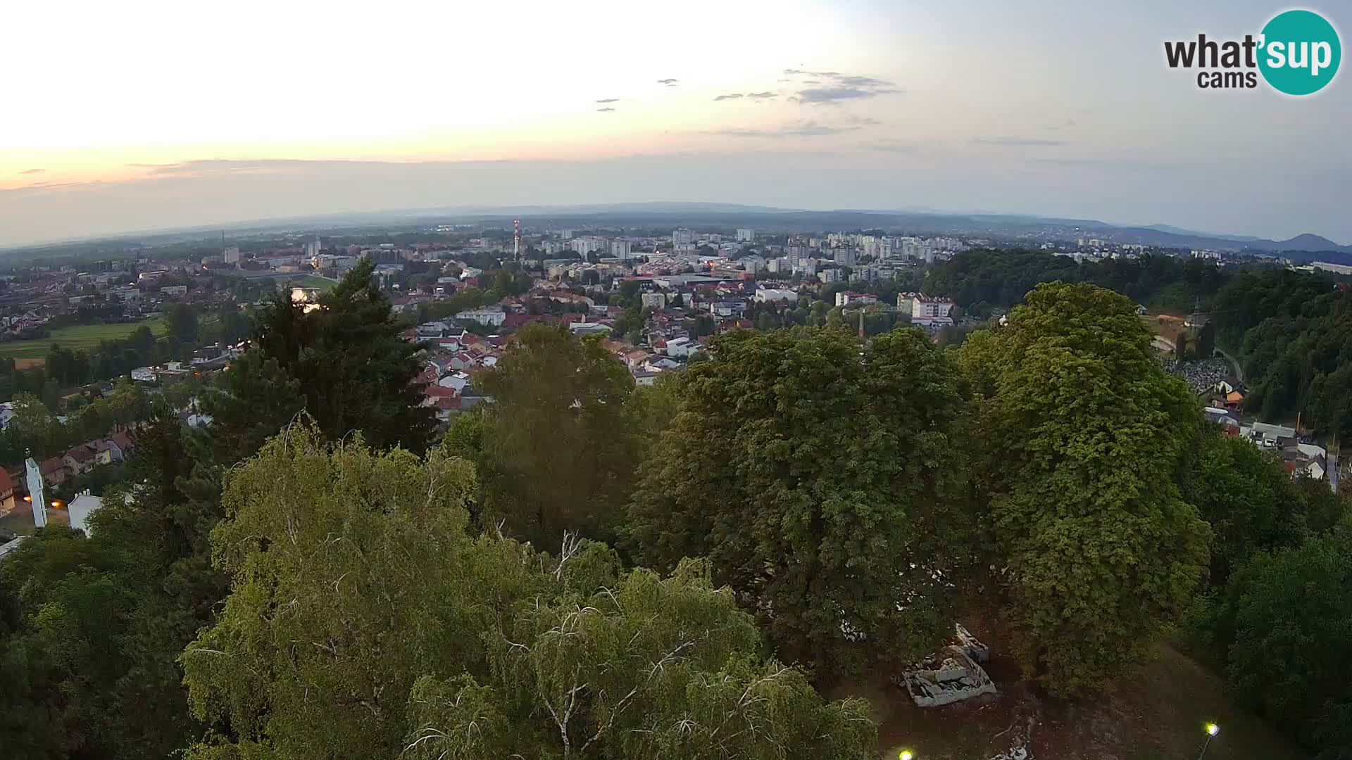 Webcam Karlovac Château Dubovac – Vue en direct de ce monument historique