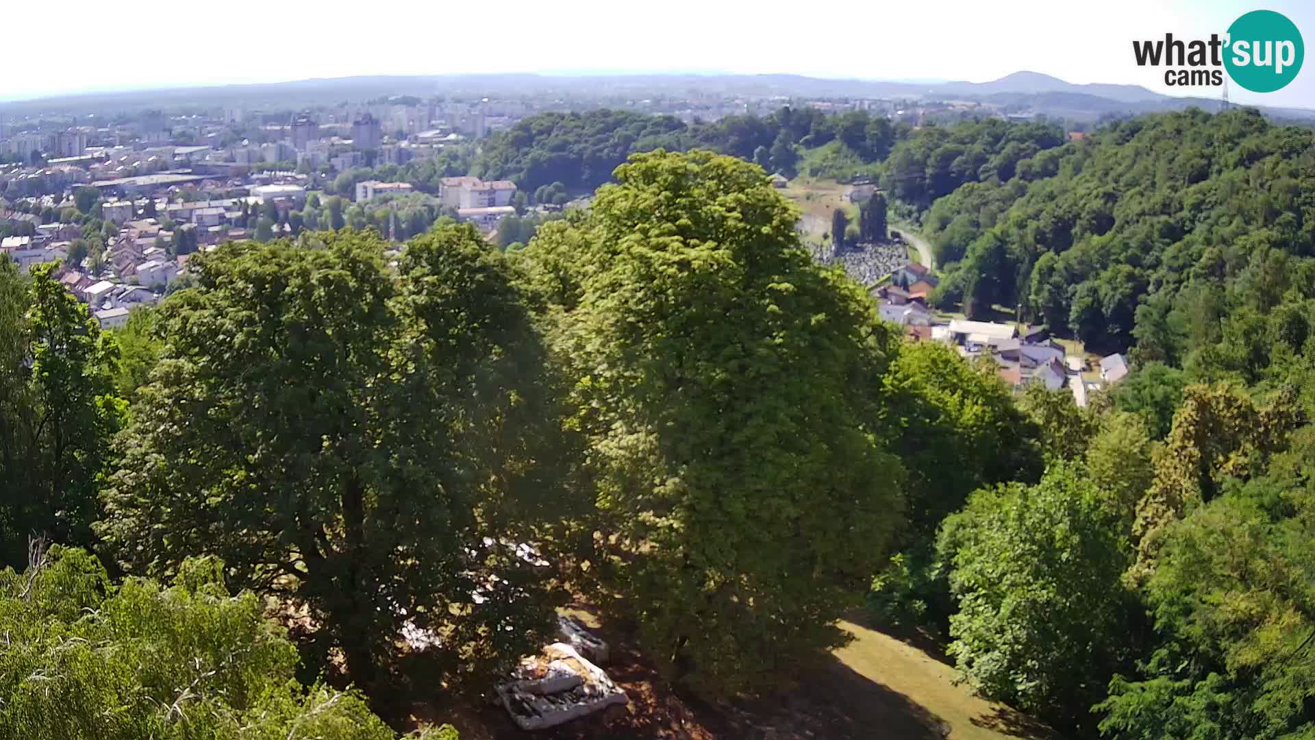 Webcam Karlovac Château Dubovac – Vue en direct de ce monument historique