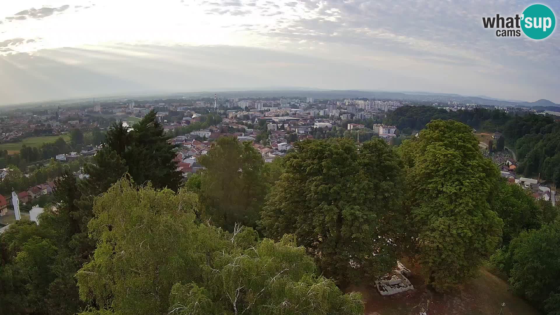 Webcam Karlovac Dubovac Castle – Live View of Karlovac’s Historic Landmark