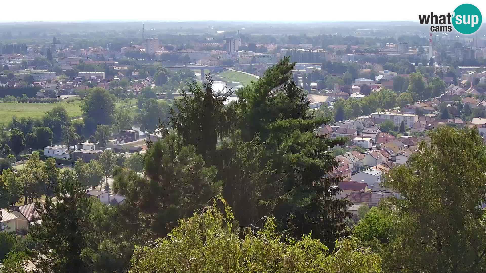 Spletna kamera Karlovac Dubovac grad – Pogled v živo na zgodovinsko znamenitost Karlovca